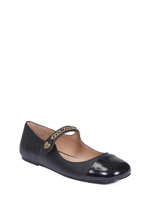 Monogram Bow nappa flats LOVE MOSCHINO | JA11061G0LIE300A